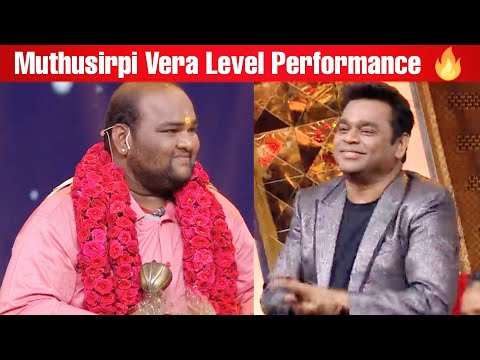Super singer 8 muthusirpi performance | Mannithuli mannithuli song | AR Rahman