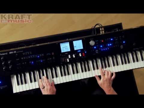 Kraft Music - Roland BK-9 Backing Keyboard Demo with Scott Berry