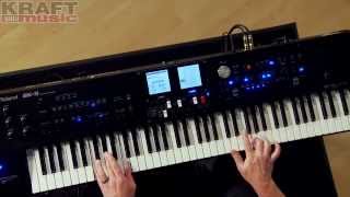 Video thumbnail for Kraft Music - Roland BK-9 Backing Keyboard Demo with Scott Berry by Kraft Music