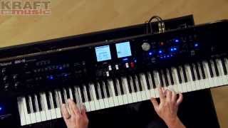 Kraft Music - Roland BK-9 Backing Keyboard Demo with Scott Berry