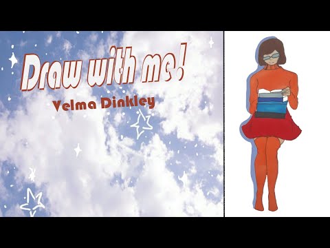 Sketch with me!! Velma Dinkley (lots of talking)