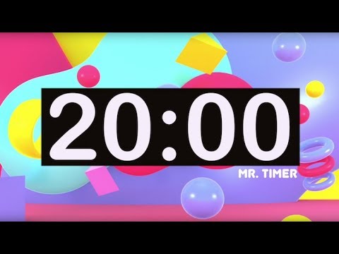 Timer for Kids! 20 Minute Timer with Music for Classroom, Children! Instrumental Music for Kids!