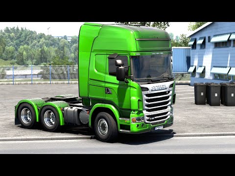ETS 2 - Scania R480 Transporting Oil Filters from Bayonne to Bilbao