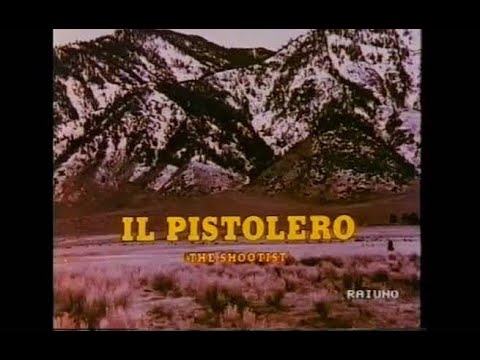 Il Pistolero (The Shootist 1976) Titoli in Italiano (Parziali) da Rai Uno - 1992
