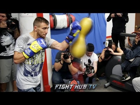 VASYL LOMACHENKO' S FULL WORKOUT 3 DAYS AWAY FROM GUILLERMO RIGONDEAUX FIGHT