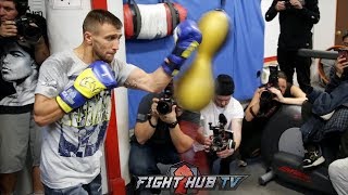 VASYL LOMACHENKO&#39; S FULL WORKOUT 3 DAYS AWAY FROM GUILLERMO RIGONDEAUX FIGHT