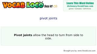 Video thumbnail for pivot joints