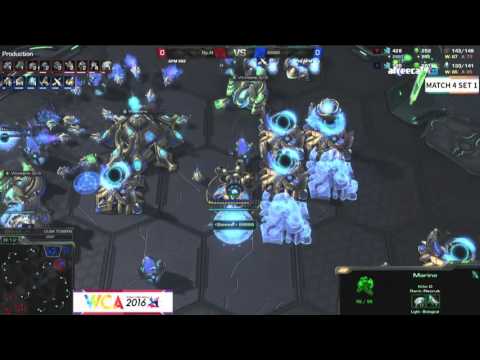 WCA 2016 APAC Qualifiers Starcraft2 ByuN(변현우) vs Seed(안상원) Macth4 160414 ENG
