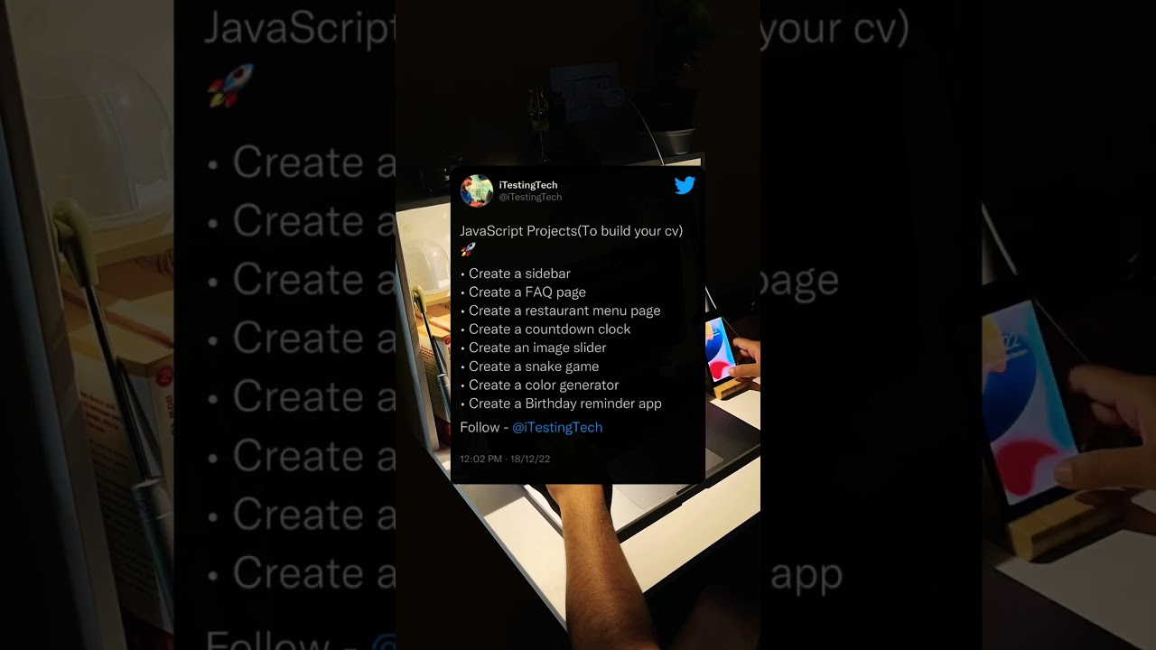 JavaScript Projects for Beginners 🎯🚀 #shorts