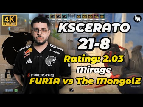 KSCERATO (21-8) FURIA vs The MongolZ (Mirage) | IEM Chengdu 2025 #cs2 #KSCERATO