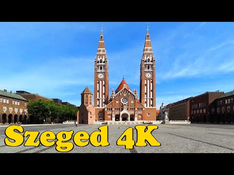 Szeged Hungary Walking Tour [4K]