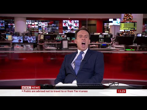 BBC News Presenter Caught Yawning