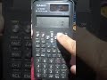 Sientifict Calculate All Reset CASIO Fx 991MS