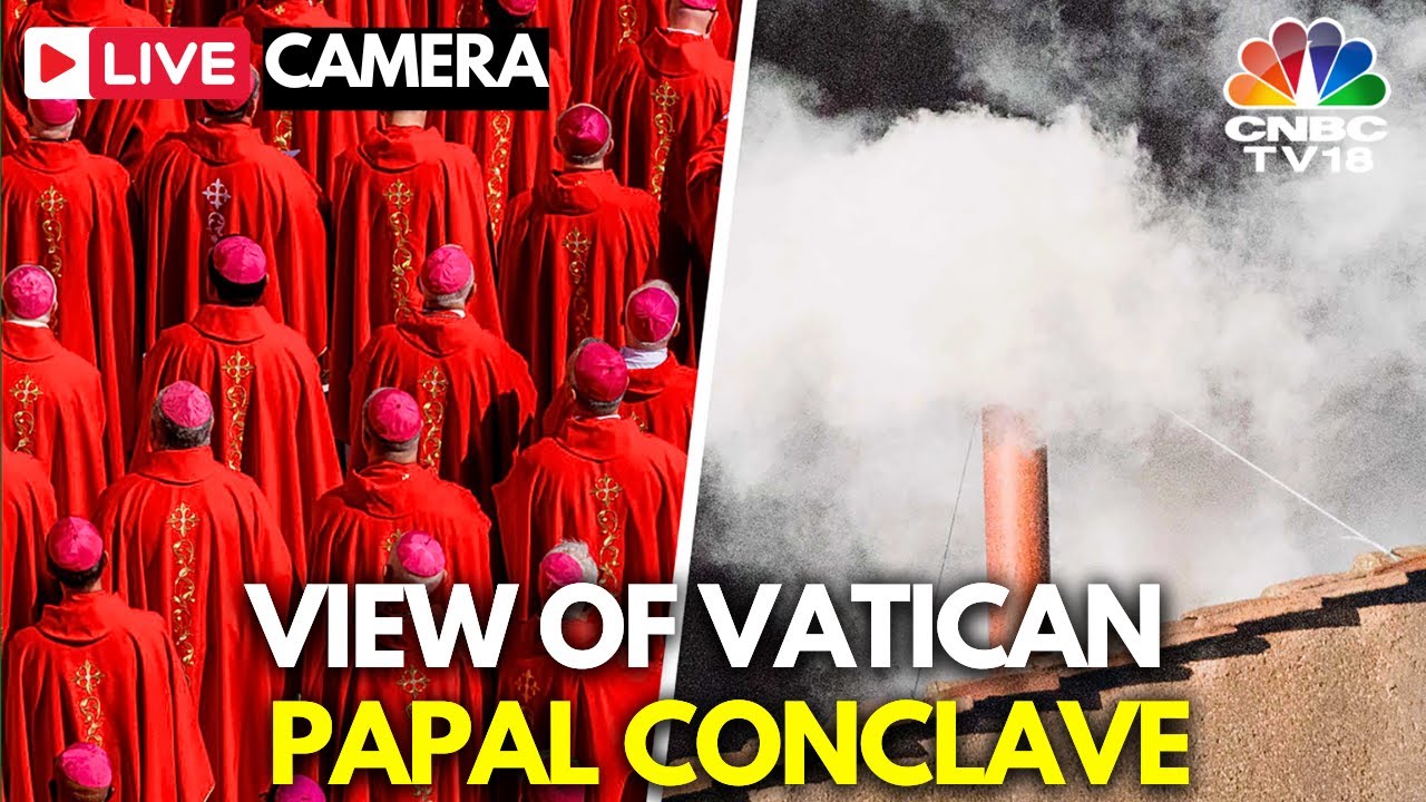 WATCH LIVE: View of the Chimney Sistine Chapel Smoke Cam During Vatican Conclave | New Pope | N18G