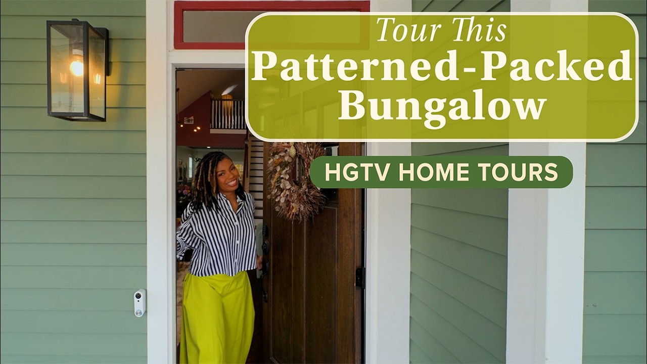 Inside Interior Designer Amber Guyton’s Color‑Filled Bungalow | HGTV Home Tours