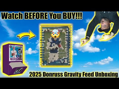 👀 Watch BEFORE you BUY!!! 👀 2025 Donruss Football Gravity Feed Box Review
