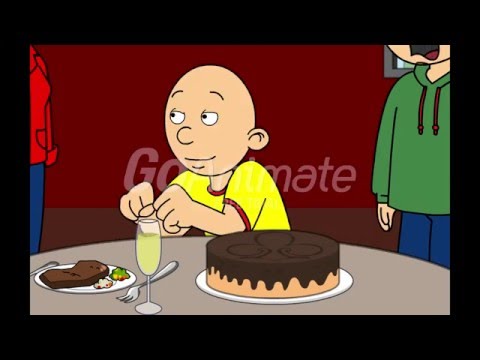 Caillou gets ungrounded on his birthday
