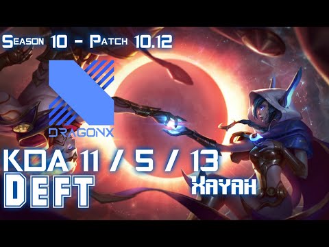 DRX Deft XAYAH vs KAI'SA ADC - Patch 10.12 KR Ranked