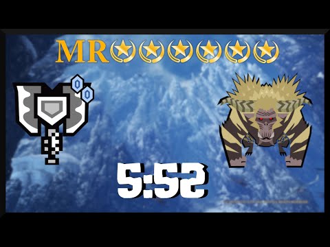 MHW: Iceborne (PC) MR6★ Furious Rajang Solo (Charge Blade) - 5:52 - TA Rules