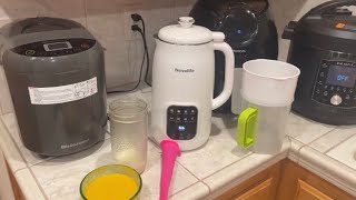 I Made 4 Dump-and-Go Meals in My Novalife Nut Milk Machine TODAY! (Soup, Popsicles, Soy Milk, Juice)