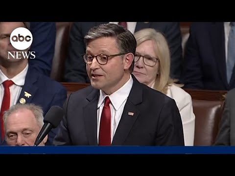 Speaker Johnson delivers remarks after record-breaking House speech from Democratic Leader Jeffries