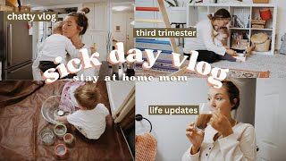 Sick day with a toddler...realistic day in my life vlog 😊