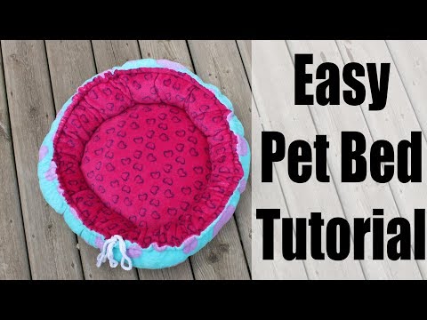 Easy Reversible🐈 Pet🐕 Bed Sewing tutorial