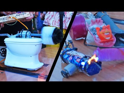 海博康英國。故意可怕的機器人戰鬥 (Hebocon UK: Deliberately Terrible Robot Fighting)