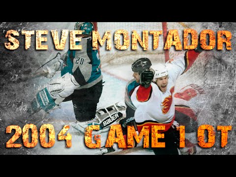 2004 Playoffs - Steve Montador OT goal in Game 1 vs San Jose