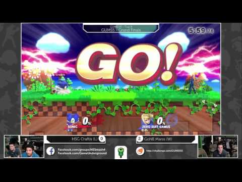 GUMS05 Singles (Grand Finals) - GoNE Marss (ZSS) vs HSG Craftis (Sonic) + Post Bracket Interview