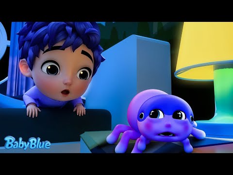 A Spider in My Bedroom! | Kids Songs & Nursery Rhymes | Baby Blue | Minibus