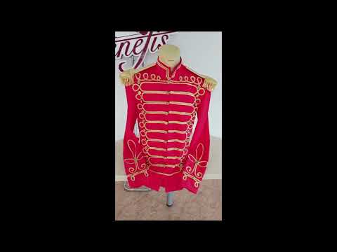 Ballet costume Soldier Hussar Fight Nutcracker P 0228 - video 6
