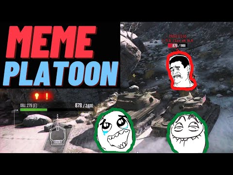 279E Meme Platoon. World of Tanks Console.