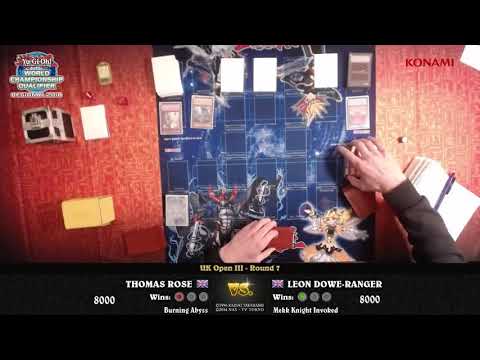 Yu-Gi-Oh!...2018 WCQ York UK Open III | Round 7 | Burning Abyss vs Mekk Knight Invoked.
