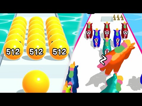 🆚 A-Z RUN vs 2048 AMAZE BALLS  Android, IOS 1