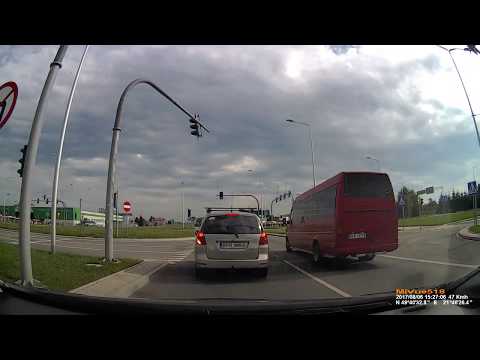 Znów skrzyżowanie przy LEROY Krosno