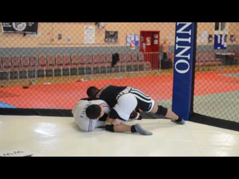 Single leg defense variation, against the cage ..