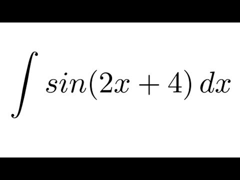 Integral Calculus: Integrating Sine by Linear Substitution | LEARNING TO INTEGRATE #20