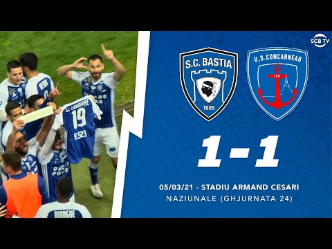 J24 | Bastia 1-1 Concarneau  : Le résumé