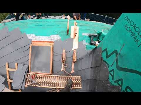 Wangenkehle, Laufanlage und Dachfenster - Teil 4  - Live vom Schieferdach in Berlin.