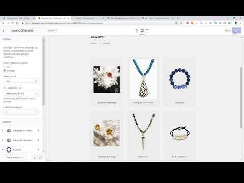 Custom Page Subset of Collections Shopify Tutorial Supply Theme