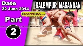 Part 1 Salempur Masandan (Jalandhar) Volleyball & Kabaddi Tournament 22 June 2014 By Kabaddi365.com