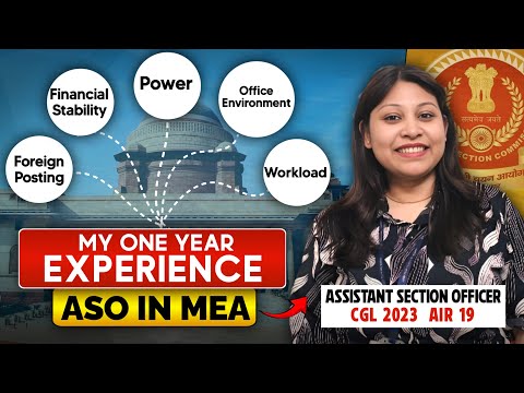 My One Year  Experience as ASO in MEA|SSC CGL||Salary,Promotion,Workload|| #ssc #ssccgl #viralvideo