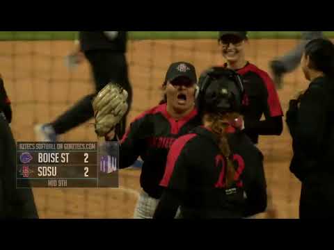 SDSU SOFTBALL: AZTECS 3, BOISE STATE 2 (13 INNINGS)