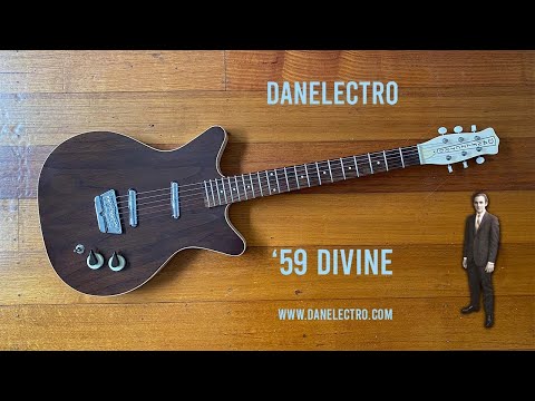 Danelectro '59 Divine Series Electric Guitar - Dark Walnut image 6