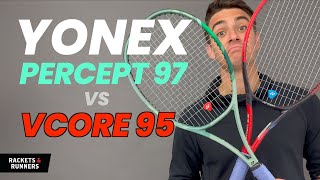 Are these the two BEST Yonex control rackets? Yonex Percept 97 vs. Vcore 95 | Rackets & Runners