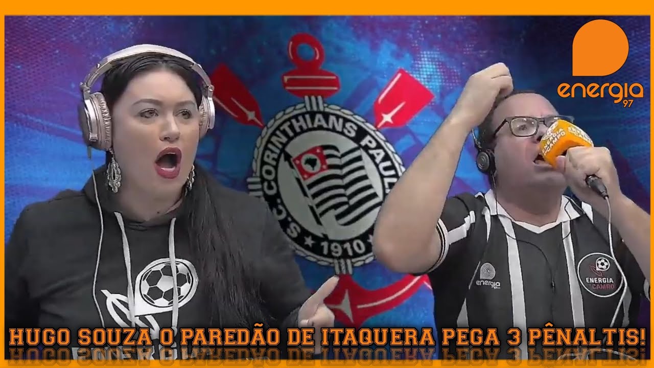 REAÇÕES DA ENERGIA 97 ! HUGO SOUZA PEGA 3 PÊNALTIS E CLASSIFICA O CORINTHIANS