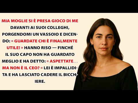 poi il suo capo ha detto: 'Aspetta... quello è il nostro CEO