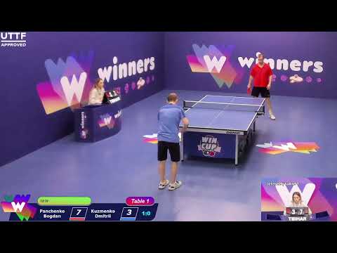 WINners CUP table 1  28.11  Panchenko Bogdan - Kuzmenko Dmitrii    14:00