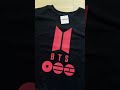 REMERA CROP ESTAMPADA BTS 16